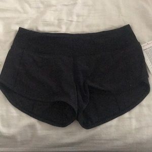 Brand new Lululemon speed up shorts size 4